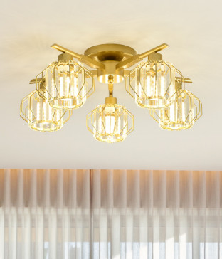 리스코 5등 아파트방등 크리스탈조명