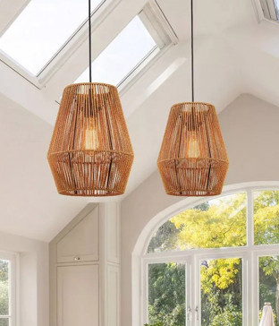 라엘 라탄 LED식탁등 카페조명