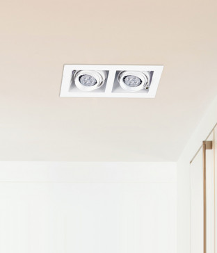 프리미엄 멀티 매입 MR16 (2구 화이트/블랙)